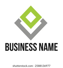 square design minimalist logo vector design
