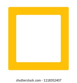 square designer photo frame