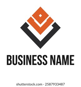 square designs minimalist logo design vector