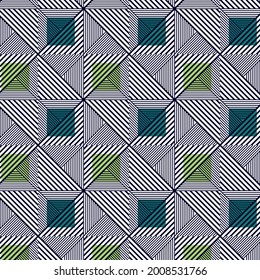 Square diagonal lines pattern geometric fashionable design