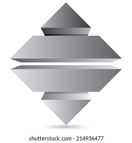 square diagram, pyramid diagram