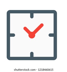 Square dial watch