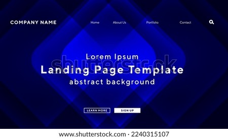 square dimond shape blue tone application landing page template background for website UI template business Annual reports, flyer, poster, magazine cover,brochure template vector EPS.