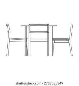 Juego de comedor cuadrado con cuatro sillas con un diseño limpio y moderno. Las proporciones equilibradas y las líneas simples lo hacen adecuado para comedores contemporáneos y uso diario.