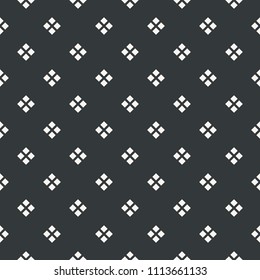 square dots seamless abstract pattern monochrome or two colors vector
