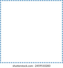 square dotted frame border design element