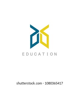 Square Education Logo Stock Vector (Royalty Free) 1080365417 | Shutterstock