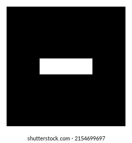 Square Elements Flat Icon Isolated On White Background