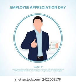 Square Employee Appreciation Day with a good employee