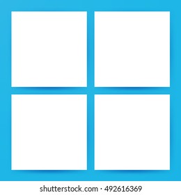 Square Empty Flyers Mockup