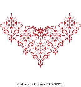 Square ethnic pattern, Vector vertical geometric with ornamentals for fashion clothes, fabric, textile, decoration background.