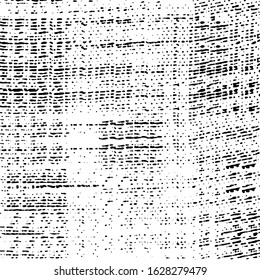 Square fabric halftone texture. Overlay template. Vector illustration