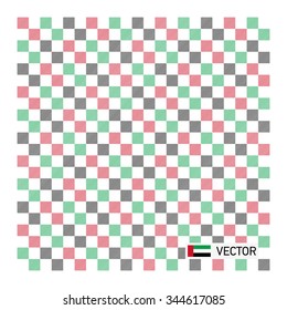 Square fabric pattern background