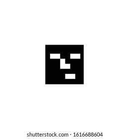 Square Face Logo Icon Design Template Elements