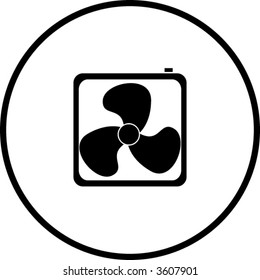 quadratisches Lüftersymbol