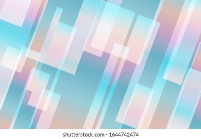 Square fantasy graphic, abstract wonderful gradation on a holographic foil background with copy space. card. Poster. elements design for presentation.