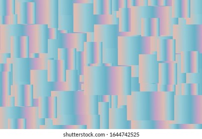 Square fantasy graphic, abstract wonderful gradation on a holographic foil background with copy space. card. Poster. elements design for presentation.