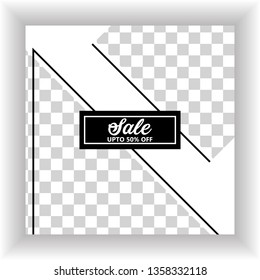 square fashion social media ads banner,post,discount template 