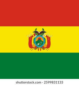 Square Flag Bolivia, Square Bolivia Flag