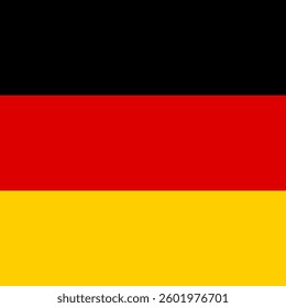 Square Flag Germany, Square Germany Flag