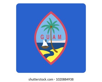 Square Flag of Guam