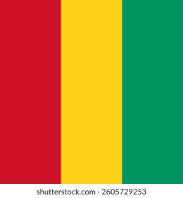 Square Flag Guinea, Square Guinea Flag