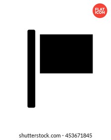 Square flag Icon Flat Style Isolated Vector Illustration