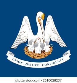 Square Flag Louisiana, Square Louisiana Flag