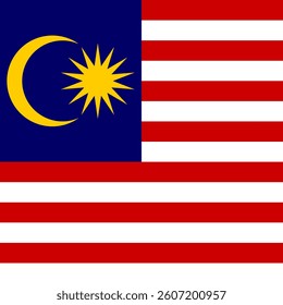 Square Flag Malaysia, Square Malaysia Flag