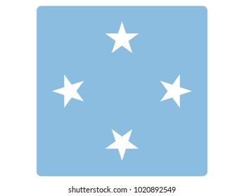 Square Flag of Micronesia