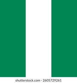 Square Flag Nigeria, Square Nigeria Flag