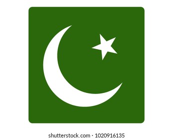 Square Flag of Pakistan