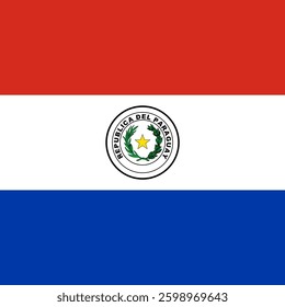 Square Flag Paraguay, Square Paraguay Flag