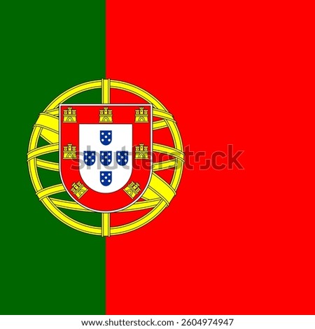 Square Flag Portugal, Square Portugal Flag