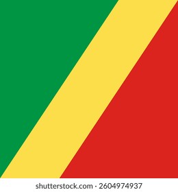 Square Flag Republic of the Congo, Square Republic of the Congo Flag