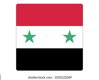 Square Flag of Syria