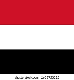Square Flag Yemen, Square Yemen Flag