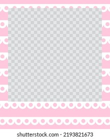 square flat photo frame with ornaments
