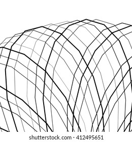 Square format background with intersecting, angular lines. Full motif clipped, can be adjusted.