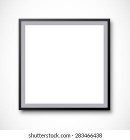 Square Format Paper Frame Design Thin Stock Vector (Royalty Free ...