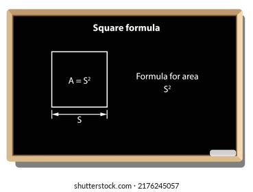 Fórmula cuadrada. Formulario vector matemático. Para la escuela, la universidad y la formación. Fórmulas básicas. Símbolos, Cheat Slip, Math.