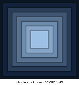 Square frame. Abstract vector illustration with layers. 
