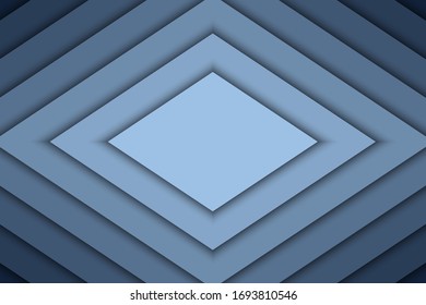Marco cuadrado. Ilustración vectorial abstracta con capas. 