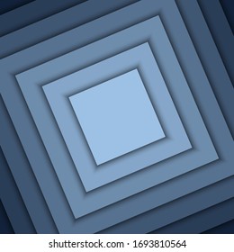 Marco cuadrado. Ilustración vectorial abstracta con capas. 