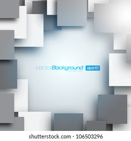 Square frame background - Vector Design Concept
