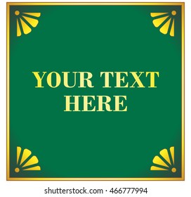 Square frame border beautiful vector vintage isolated