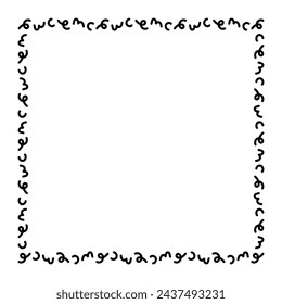 square frame, border frame graphic simple, square frame, art line frame