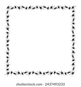 square frame, border frame graphic simple, square frame, art line frame