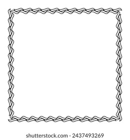 square frame, border frame graphic simple, square frame, art line frame