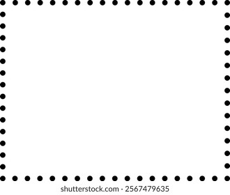 Square frame clip art design on plain white transparent isolated background for card, shirt, hoodie, sweatshirt, apparel, tag, mug, icon, poster or badge